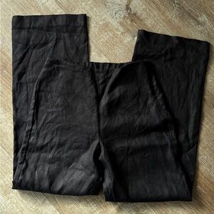 Reformation Black Women's Linen Pants